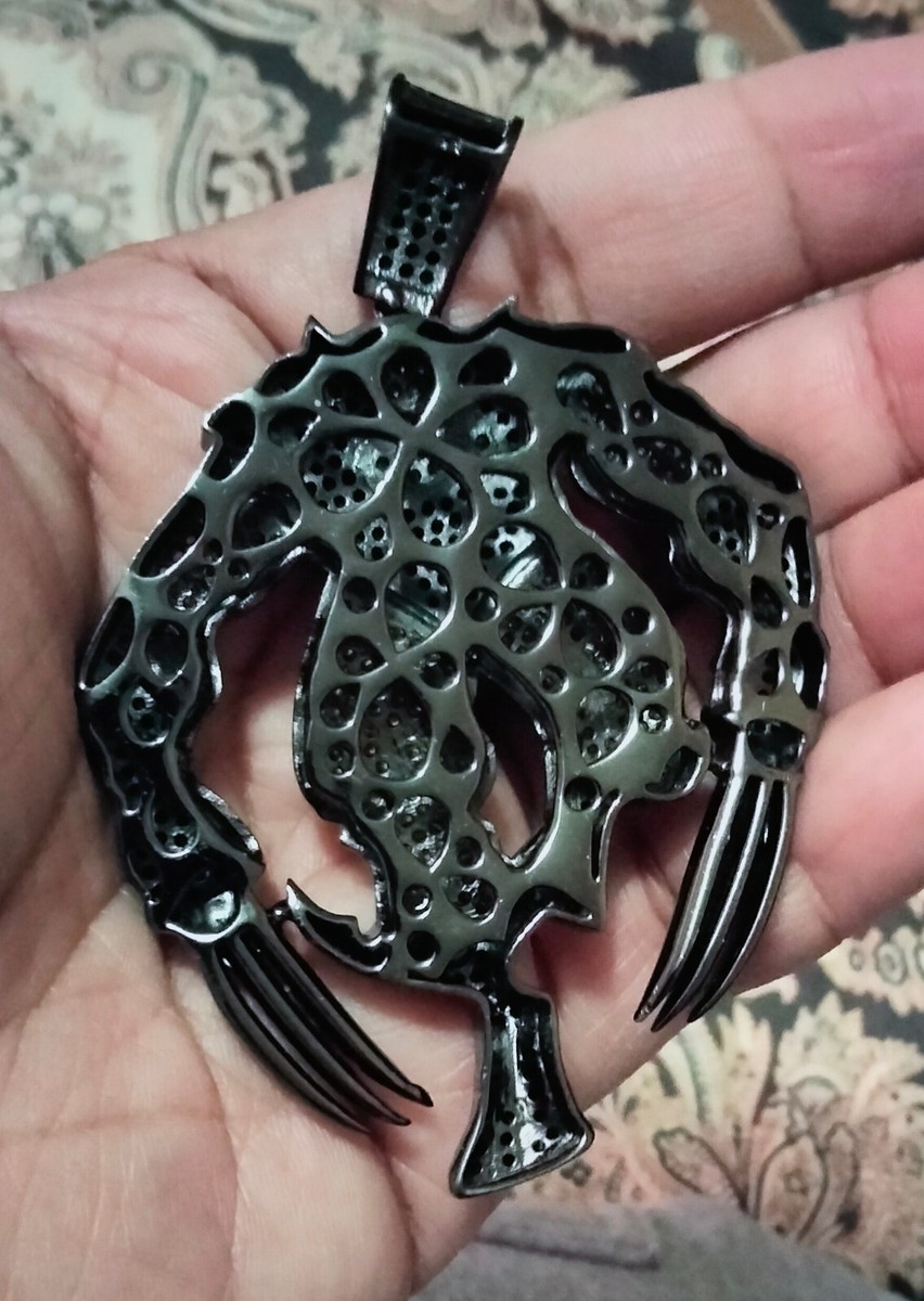 Lab Created Diamond Men's Marvel Wolverine X-Men XL Pendant Charm