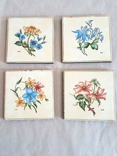 Schmuckkacheln  Handmalerei Wiesenblumen