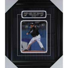 Roy Halladay (deceased) Framed Autographed Toronto Blue Jays 8X10 Photo