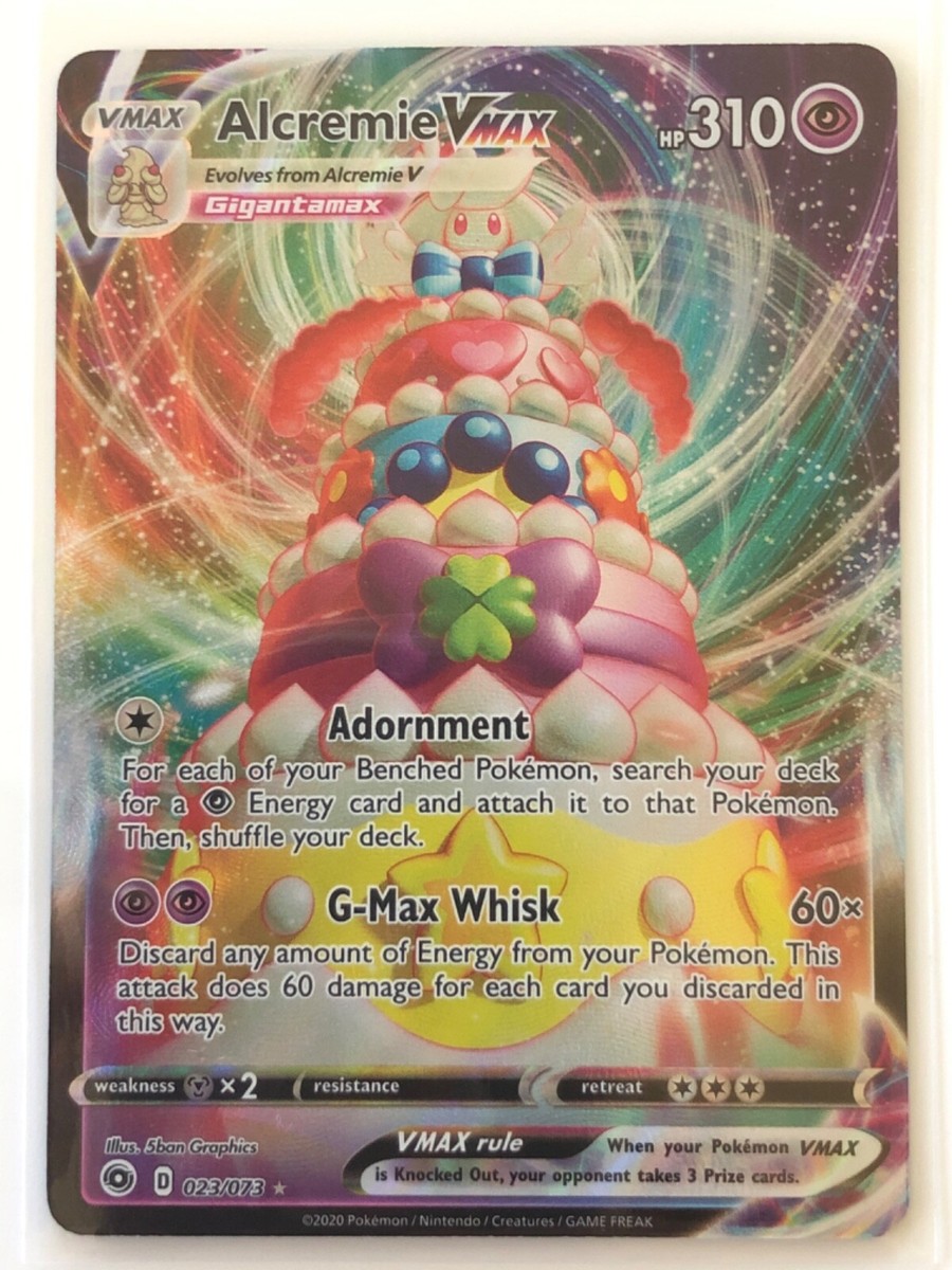 Alcremie HP110 ホロレア Pokemon ALCREMIE 065/142 - Stellar Crown - RARE Rev Holo