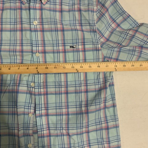 Vineyard Vines Mens Multicolor Plaid Slim Fit Tucker Button Up Shirt Size XS - Picture 5 of 8