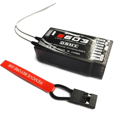 FSFLY S603 2.4G 6CH Full Range Aircraft Receiver for DSMX DX6i JR DX7 PPM - Picture 9 of 9