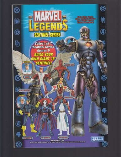X-MEN (vI) #7 (Reimpresión del Toybiz de Marvel Legends, Jim Lee, Rojo Omega) en muy buen estado- 2005 - Imagen 2 de 2