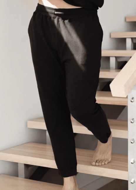 Мужские брюки из органического хлопка Pima Lahgo, черные, XX-Large