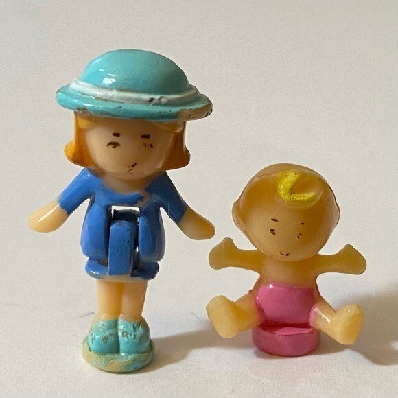 Bluebird Vintage Polly Pocket Midge & Baby Doll