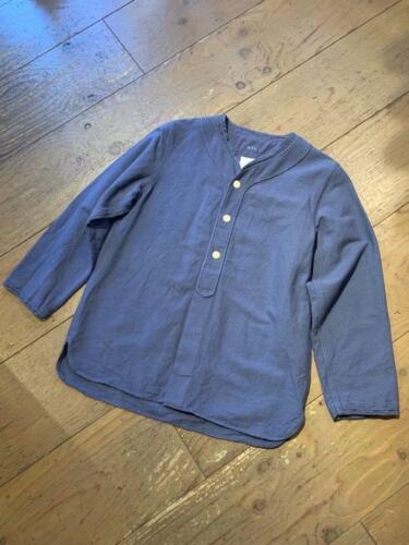 VISVIM Authentic DUGOUT SHIRT L/S Men Blue Size 3 Made in Japan Used from  Japan