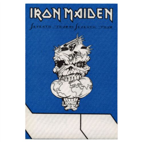 Iron Maiden 1988 Seventh Son of a Seventh Son concert tour Backstage Pass