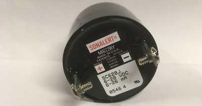Mallory Sonalert SC628W 6-28vdc Fast Warble 68-80dB +-500 Hz Panel Mt.3-16mA NOS