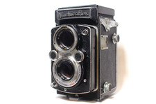 Film Tested Exc 5 Yashicaflex New AS TLR Film Camera Yashikor 80mm f3.5 JAPAN