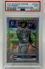 2020 Bowman Chrome   Luis Robert   ROOKIE CARD  Mega Box   PSA 9