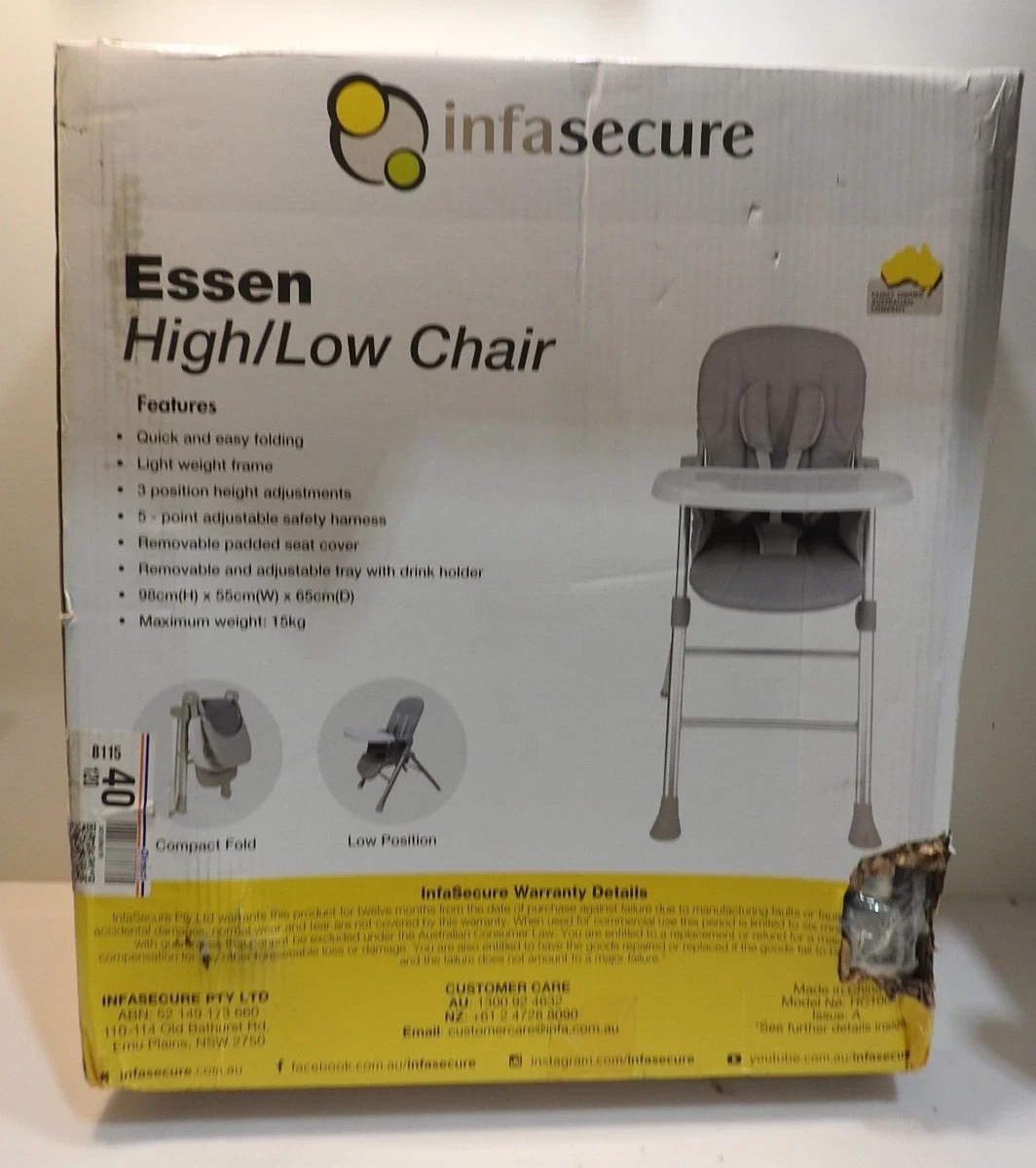 Infasecure high low chair hot sale