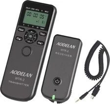 AODELAN WTR-2 Wireless Camera Timelapse intervalometer Timer Shutter Remote