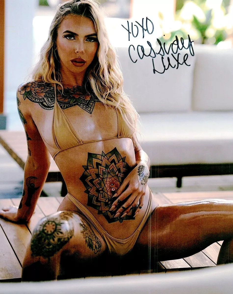 Cassidy Luxe Super Hot Signed 8x10 Photo Porn Star Adult Model COA Proof 36  | eBay