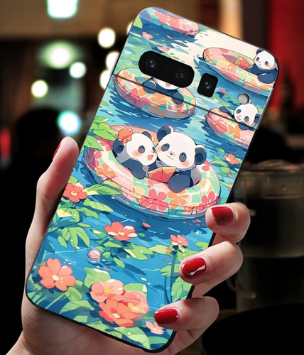 Cute Panda Animal Coque Cover Case For Google Pixel 8 Pro 8A Pixel 7 - Photo 4 sur 6