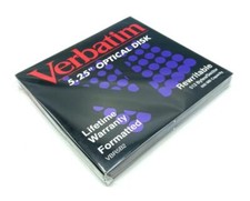 Verbatim VBR5B2 5.25" Rewritable Optical Disk 600MB Capacity