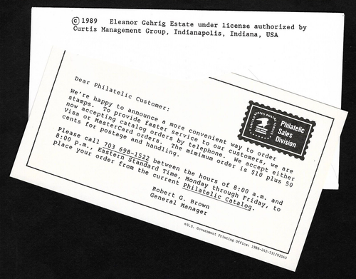 #2417 25c Lou Gehrig -"The Iron Horse"- GM Cachet FDC +#1381 - Picture 2 of 2