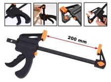 MORSETTO MORSA STRETTOIO DA FALEGNAME 200 mm AUTOMATICO A SGANCIO RAPIDO 