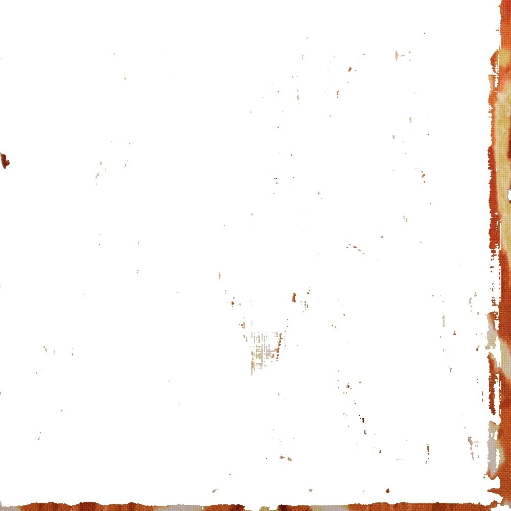 Tela de Algodón Blanco ikat