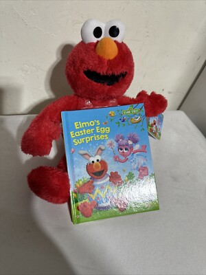 Kohl's Cares ELMO 14'' Plush & 5''x7'' Book'' Elmo's Easter Egg Suprises''