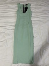 Missguided Mint Green Bodycon Dress UK Size 8 Small NEW