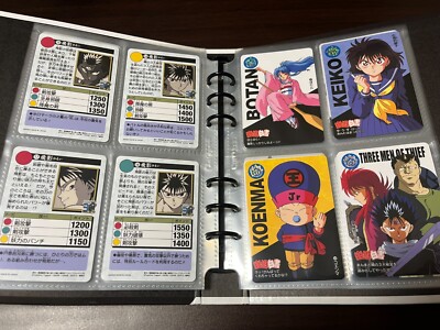 Yu Yu Hakusho Carddass 30th Vol.1 42 Card Set + binder Japanese | eBay