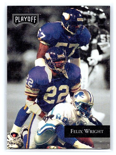 1992 Playoff Felix Wright #94 card