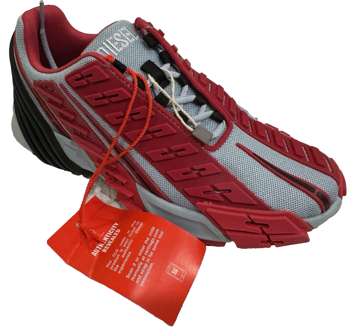 Diesel S-Prototype Low Women's Rubine Red Synthetic Lifestyle