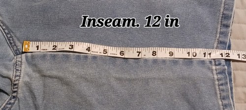 Vintage seltene Y2K Tommy Jeans rotes Etikett Denim Utility Distressed Shorts Herren Größe 32 - Bild 12 von 12