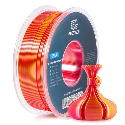 Geeetech Filament do drukarki 3D 1,75mm 1KG / rolka PLA / PETG / TPU / ABS + / jedwab / mata DE - Zdjęcie 91 z 164