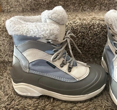 Womens Winter Boots 10 Thinsulate Guide Gear Snow Ridge Waterproof Sherpa White