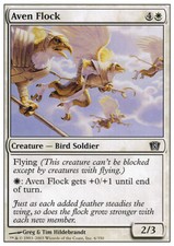 MTG Magic the Gathering Aven Flock (6/361) Eighth Edition LP