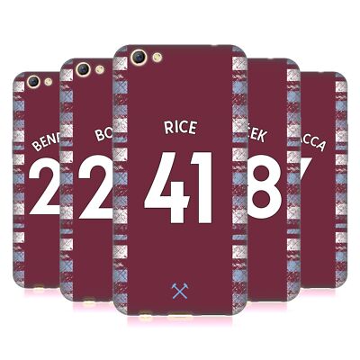 WEST HAM UNITED FC 2022/23 SPIELER HOME KIT SOFT GEL HANDYHÜLLE FÜR OPPO HANDYS