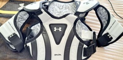 Lacrosse Shoulder pad -NOS- UA Spectre SZ S./White NOW 1/2 PRICE $13!