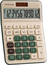 GUYUCOM Taschenrechner Klein mit Groß Tasten, 12-Digit Taschenrechner Klein mit