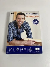 Bluetooth earplug headphones, Mipeace neckband wireless earbuds Blue