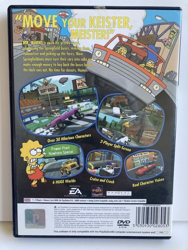 Simpsons Road Rage (Sony PlayStation 2, 2001) - Picture 2 of 6