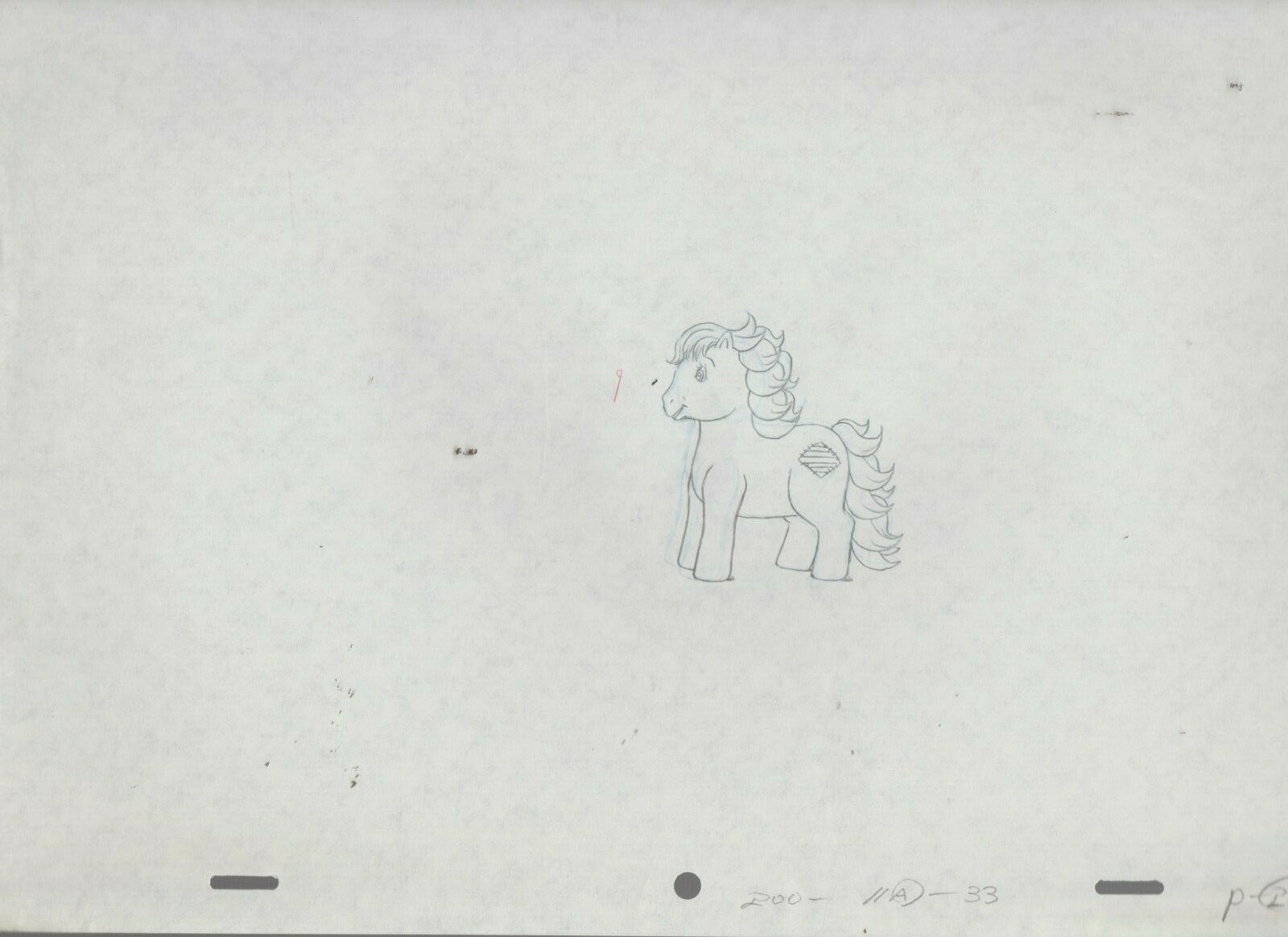 MY LITTLE PONY 12 5x10 5" Animazione Disegno a Matita LOTTO di 6 con Cappello Chef MLP 7