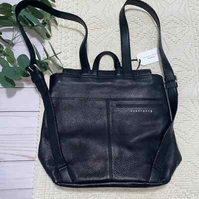 Sanctuary Day-2-Day Black Leather Backpack | eBay display picture 1