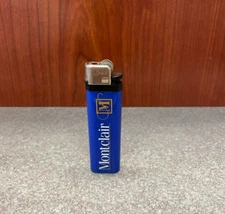 Vintage Montclair Cigarettes Disposable Plastic Lighter NON WORKING Blue Logo