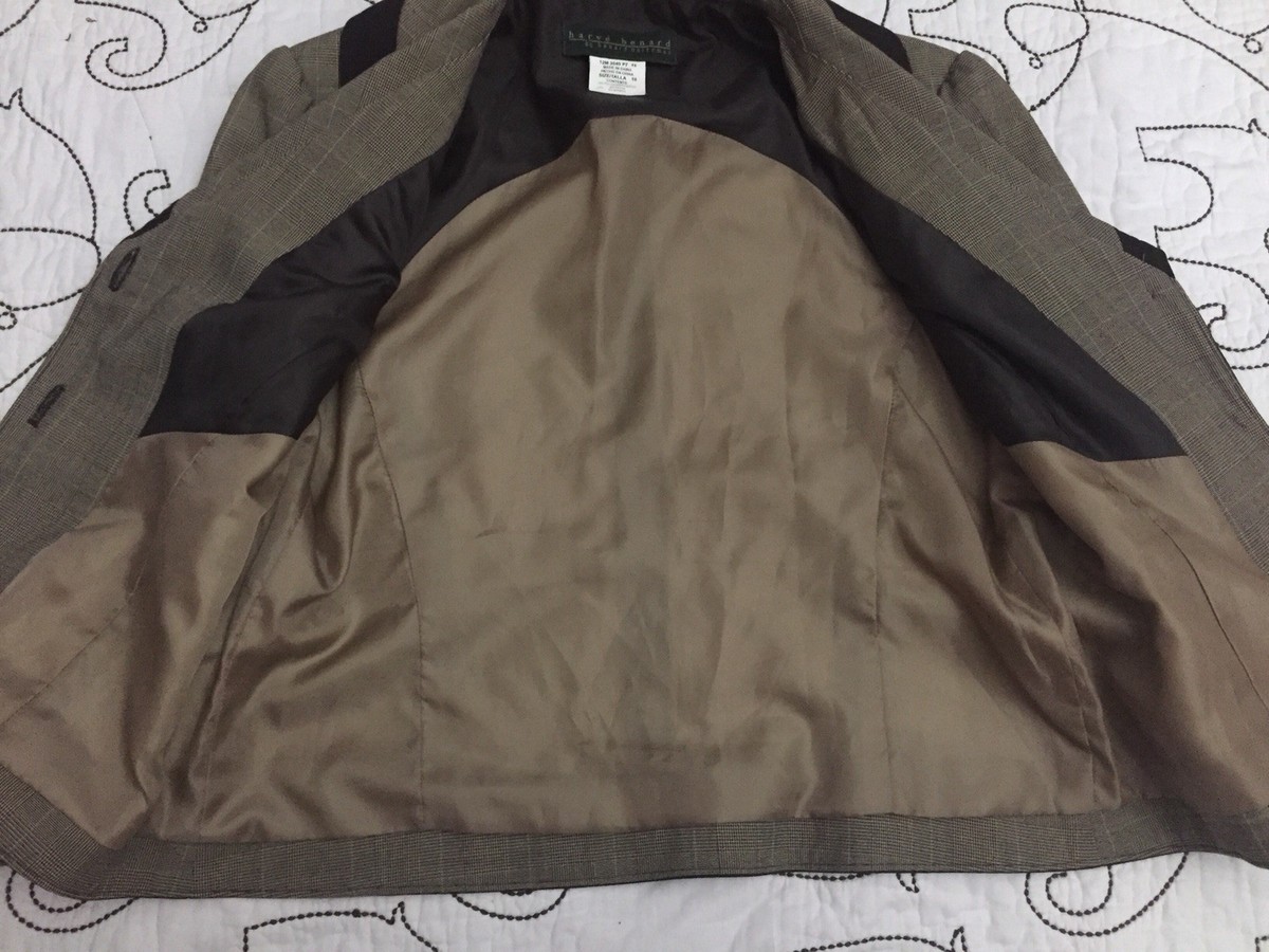 Blazer Femme Harve Benard Marron - Taille 10 - Occasion Très Bon état