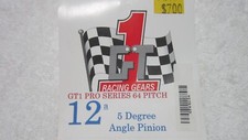 GT 1 PRO SERIES 64 PITCH 12 TH 5 DEGREE ANGLE PINION GT6412A