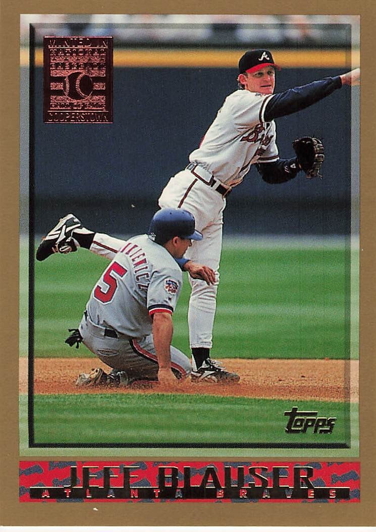 1998 TOPPS BASEBALL MINTED IN COOPERSTOWN JEFF BLAUSER #52