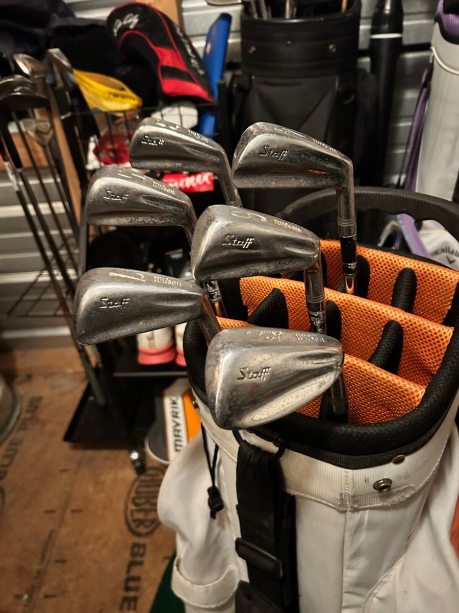 VINTAGE Wilson Staff 1976 Forged irons and wood | eBay