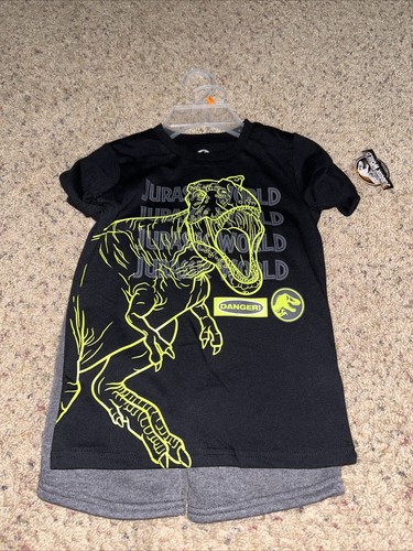 Jurassic Park Boys Short Set Size 5/6 - 第 1/3 張圖片