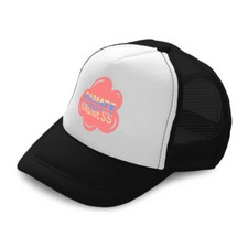 Kids Trucker Hat Radiate Kindness Polyester Boys Caps Girls Caps Adjustable