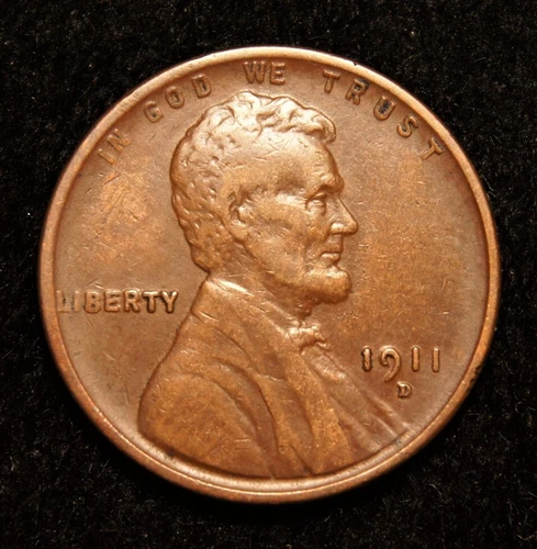 1911-D  Lincoln Wheat Cent  VF++