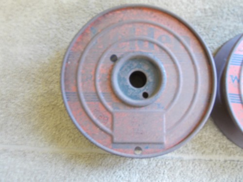 VINTAGE BELDEN DRAHT KFZ METALLSPULEN LEER GAS ÖLSTATION - Bild 7 von 10