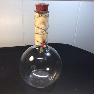 Decanter Carafe, 11” Bottle w/  cork