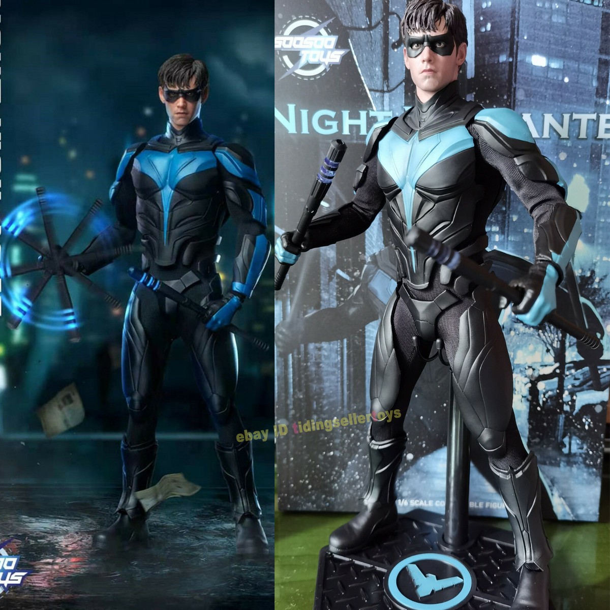 SOOSOOTOYS ムーンナイト 1/6 マーベル アベンジャーズ Soosootoys Teen Titans Nightwing 1/6 Action Figure deluxe ver. 12