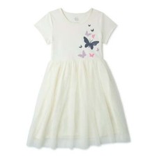 NWT Wonder Nation Ivory Butterfly Tulle Tutu Dress Girls U pick Many Sizes